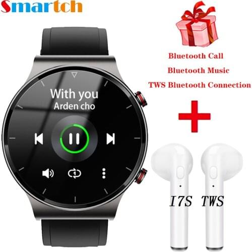 I19 Smart Watch Bluetooth Call Smartwatch Connect Bluetooth Earphone TWS Headset Men MP3 Music Play Sports Bracelet PK MT3 E13