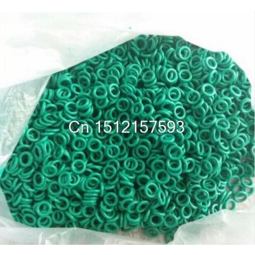 20pcs 43/44/45/46/47/48mm x 3.5mm Thick Industrial Green Color Viton O Ring