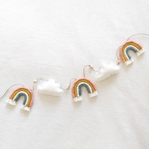 Party Banner Garland String Wall Hanging Ornaments Baby Bed Kids Room Decoration Nursery Decor Photo Props #R