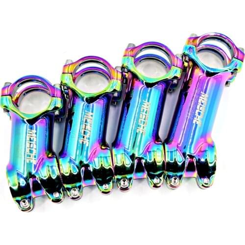Meische Mtb Bike Stem 17 Degree Stem Aluminum Bicycle Handlebar Stem 31.8MM 60/70/80/90MM Lightweight Colorful Stem Bicycle