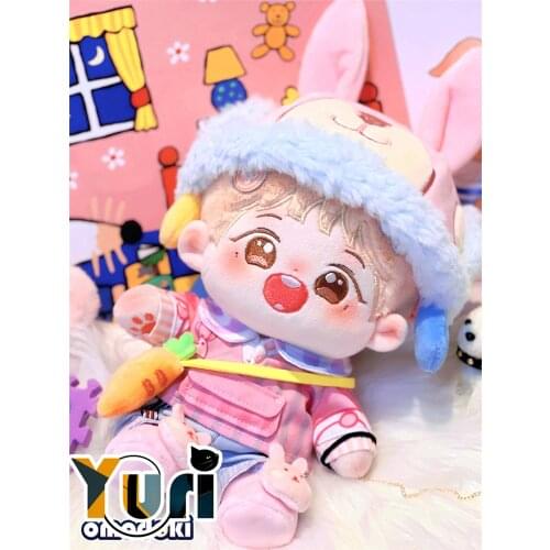 Yuri Animal Hat Bag Rabbit Suit Costume Outfit For 20cm Doll Clothes Clothing Toy Accessories Cute Gift OM C