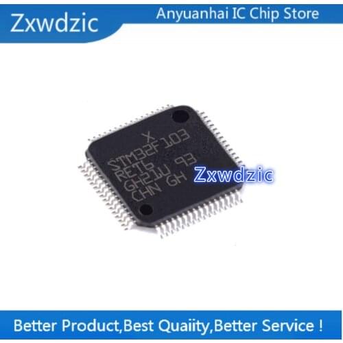 1PCS STM32F103RET6 QFP64 STM32F103 QFP ARM new and original IC