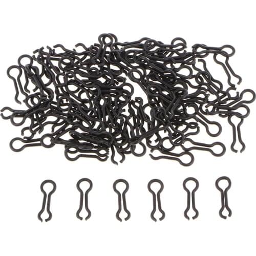 100 pcs Stainless Steel Do It Mould Loops Sinker Mould Eyes Lead Making Connector Lead Weight Mold Fishing Tackle