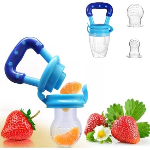 3Pcs/Lot Baby Fresh Food Pacifier Nipple Soother Handle Feeding Bottles Nibbler Feeding Drinking Water Straw Teething Pacifier