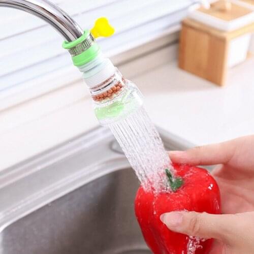 360 Flexible Sink Faucet Extender Kitchen Carbon Water Clean Filter Bath Splash-proof Spouts Sprayers Purifier Shower Tap Nozzle
