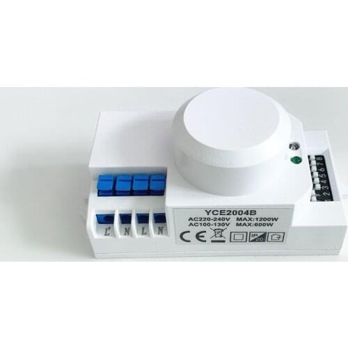 AC 220V-240V 5.8GHz Radar Motion switch Microwave Radar Sensor Body Motion Auto Detector Light Switch