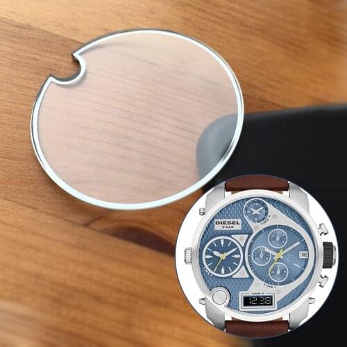 Mineral Crystal Glass for Diese Big Daddy chronograph mans watch