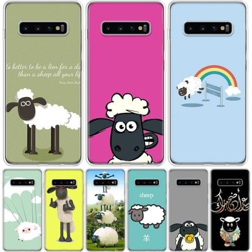 Sheep mutton cartoon Phone Case for Samsung Galaxy A51 A71 A50 A70 A40 A30 A20E A10 A01 A21 A41 M30S A6 A7 A8 A9 Plus + Cover