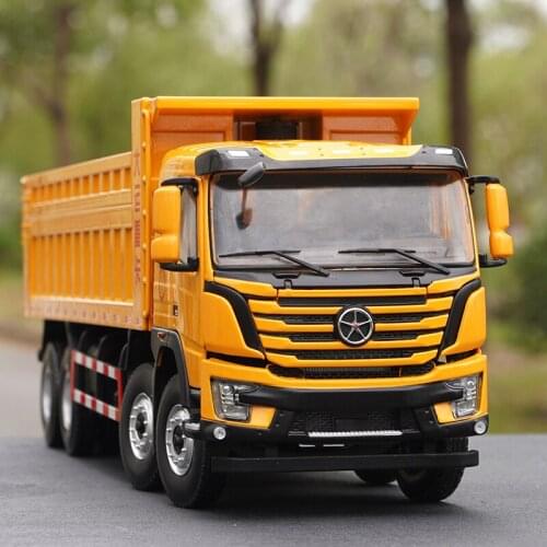 Original exquisite Large scale Dayun N8V dump truck model, 1:24 Zinc Alloy Heavy duty Dump truck model for collection,gift