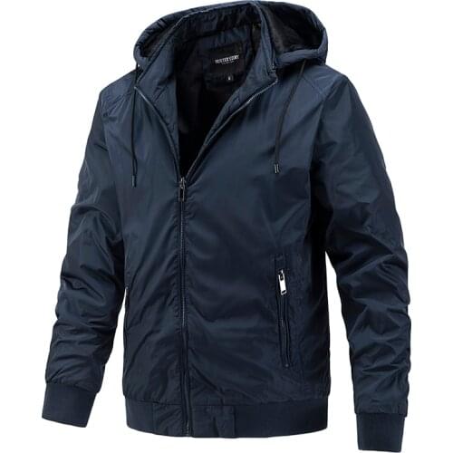 Pave Hawk Men's Bomber Hoodies