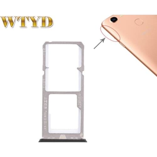 For OPPO A79 Smartphone Card Tray Holder 2 x SIM Card Tray + Micro SD Card Tray Replacement Part for OPPO A79 Card Slot Spare Pa