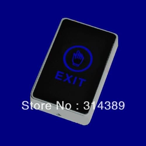 Touch Switch,Exit Button,Access control switch!Touch Button. blue back light electric box cassette.C1