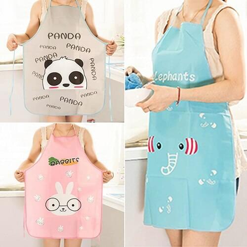 2016 HOT Nice Monther Gift Mommy Love HOT Women Cute Cartoon Waterproof Apron Kitchen Restaurant Cooking Bib Aprons