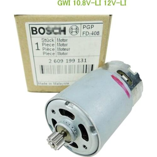 Accessory motor, GWI 10.8V-LI 12V-LI Rechargeable angular drill 9T gear motor