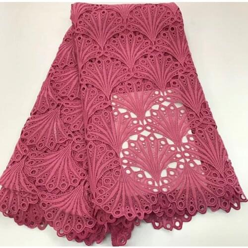 High Quality African Chemical Lace Fabric Water-soluble Nigeria Guipure Lace Wedding Dress African Lace Fabric R4000