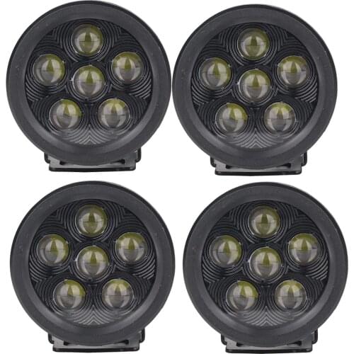 Yait 4Pcs 3.5 inch 18W Mini Round Led Work Light For 4x4 Offroad Truck Motorcycle Tractor 12V 24V ATV Driving Lights Fog Lamp