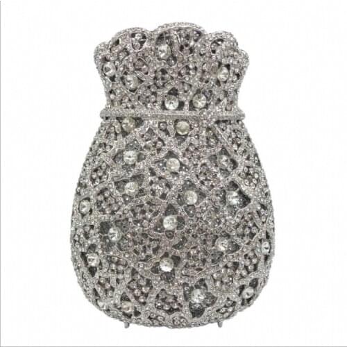 Women Crystal Clutch Bag Female Evening Bag Diamond Studded Handbags Women Wedding Bridal Party Prom Purse for lady