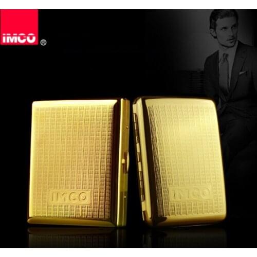 20 Cigarette )Unique Retro Brass Cigarette Case Gold Cigarette Pack Copper Carving Cigarette Box Smoker Gift