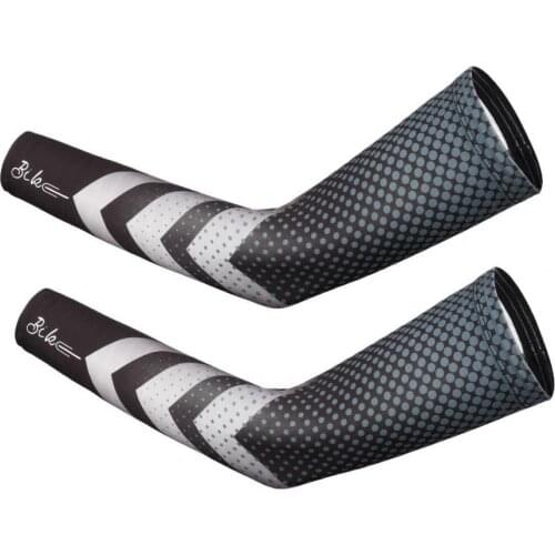 4 Pairs Unisex Summer Cooling Arm Sleeves Cover Cycling Running Anti-UV Sunscreen Cycling Arm Sleeves for Camping