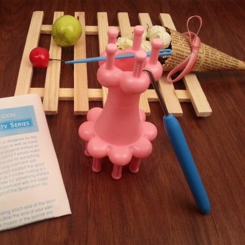 Free Shipping Plastic double-head knitting loom Rope Weaving Tool Easy Rope Weaving handmade crafts needlework