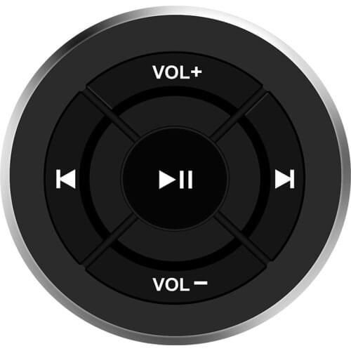 Wireless Bluetooth Remote Control Car Steering Wheel Motorcycle Bike Handlebar Media Button For Iphone For Samsung Android Pho