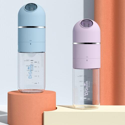 Baby Insulation Feeding Bottle Stainless Steel Leak-proof Drinking Milk Water Bottle Cartoon Thermos Vacuum Flask Sippy Cups