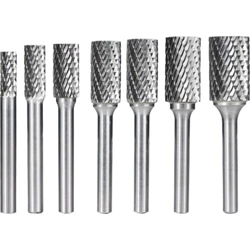 Double Cut Carbide Bramen 6Mm Schacht Type Een Roterende Frees Carving Bit Rotary Burr Bestand