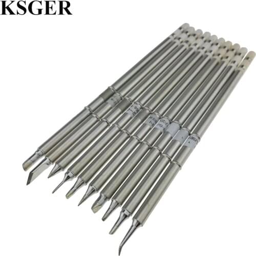 Electronic Tools Tool Soldering Iron KSGER 220v T12-B BC2 D08 D24 D4 C1 C4 I JL02 K Soldering Tip For FX-951 Soldering Station