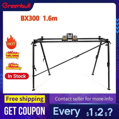 Greenbull BX300 1.6m Portable Motorized Video Dslr Electronic Camera Track Dolly Slider Dolly&rail 1.6 Meter 70KG