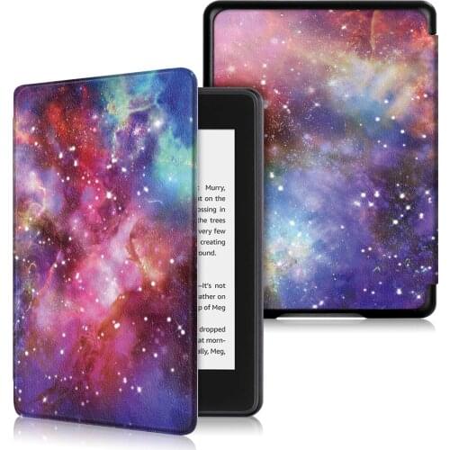 Kindle Paperwhite 2018 Case Print Cover PU Leather Slimshell for Amazon Kindle Paperwhite 4 Case 10th Generation Funda Capa