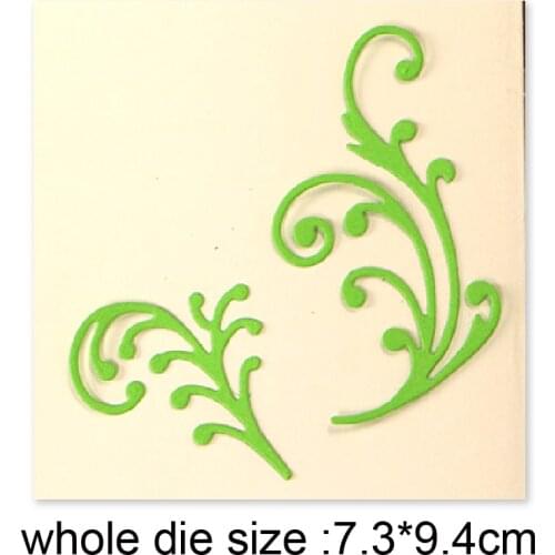Leaf Vine Edge Metal Cutting Dies Cut Die Mold Leaves Branch Scrapbook Paper Craft Knife Mould Blade Punch Stencils Die 2020 New