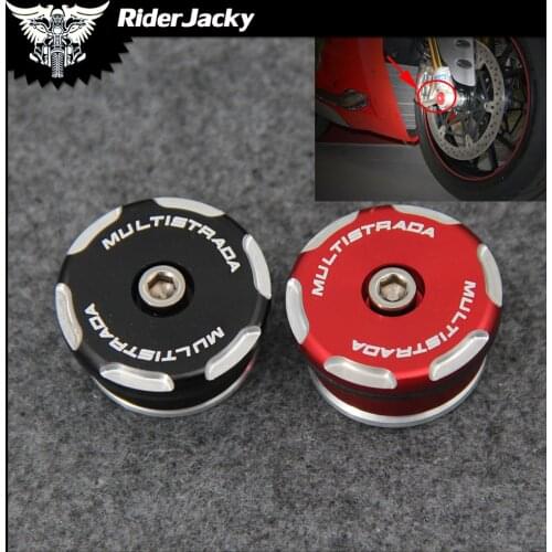 Modification Motorcycle Accessories Right Front wheel CAP Cover Axle Nut Cover Bolt For Ducati MTS 950 / 1200 / 1260 Multistrada