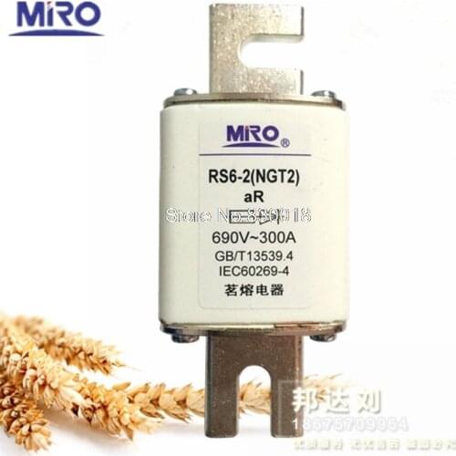 MRO Mingrong NGT2 300A RS6-2 300A Fast Fuse NGT2-300A 690V-5PCS/LOT