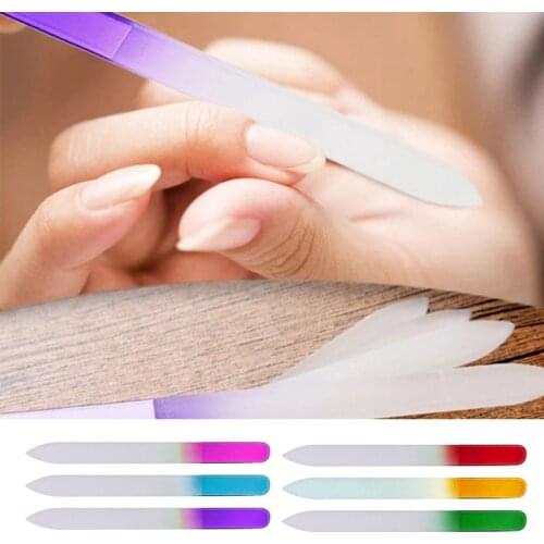 Crystal Glass Manicure Nail Sanding Sandpaper Grinding Polishing Nail Buffer Nail File Nail Art Health and Beauty Accessories
