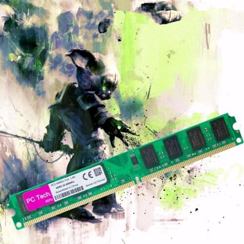 Fully Compatible New RAM 4G (2pcsX2G) DDR2 2GB Ram 800MHz PC2-6400 240pins For Desktop PC DIMM Memory RAM (ship out within 1day)