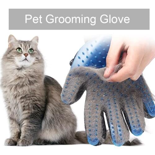Cat Glove Cat Grooming Glove Pet Brush Glove for Cat Dog Hair Remove Brush Dog Deshedding Cleaning Combs Massage Gloves