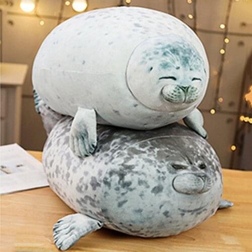 60cm Sea Lion Shaped Plush Stuffed Toys Funny Soft Stuffed Animal Seal Shaped Pillow Sofa Decoration Children Present