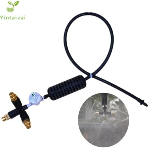 10Sets 5-Ways Misting Hanging Assembly Sprinkler Cooling Hanging Sprinkler For Garden Greenhouse Irrigation