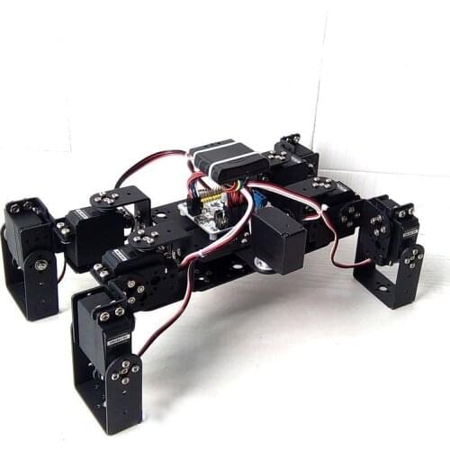 9 Dof Four Legs ROBOT/Bionic Quadruped Mechanical Beast/Diy Structure Parts