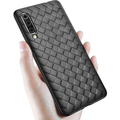 Silicon Weaving Case For Samsung Galaxy M20 M10 M30 Cases Soft Protective Case For Samsung A50 A40 A70 A30 A60 A10 Cover Back