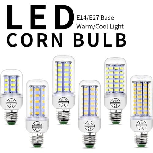 LED Corn Lamp E27 Light Bulb E14 LED GU10 Halogen Lamp B22 Spotlight G9 Light 220V Home Chandelier Ampoule 3W 5W 7W 9W 12W 15W