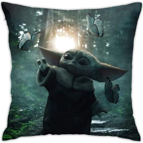 Tubuui The Child Decorative Square Double-Sided Printing Pillowcase Sofa Cushion CoverHomeCar Pillow Covers Standard Size 18x18