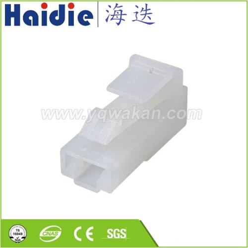 1 pin 6.3mm socket connector with high quality auto injector wire harness plug 6070-1481 HD011A-6.3-21