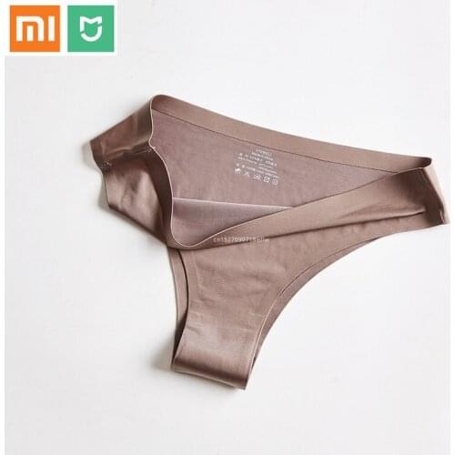 1Pc Xiaomi Panties Briefs Panties Woman Underwear Sexy Seamless Thong T-back G-string Underpant Ice Silk Panties For Smart Life