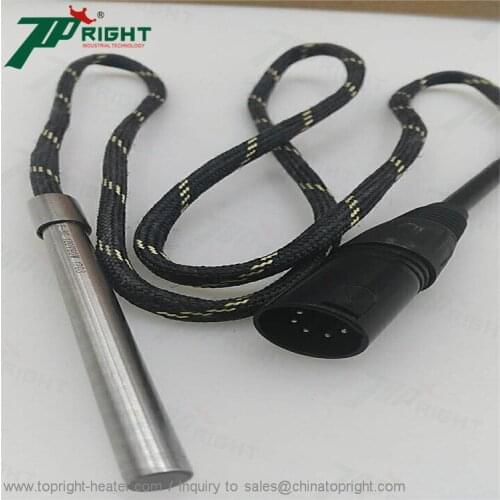 120v 90w industrial cartridge heater with 5pins male connector