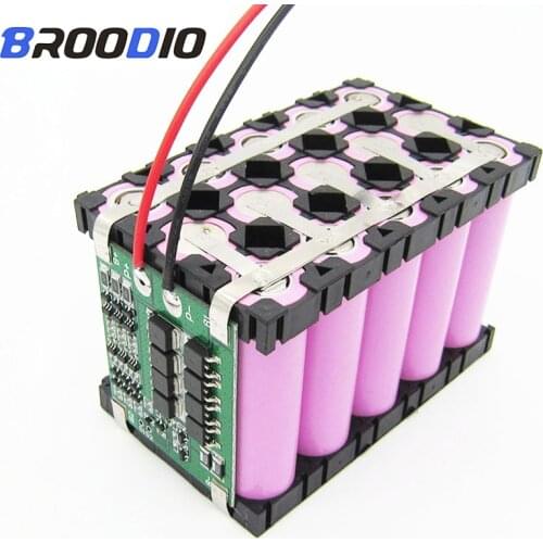 2PCS 3x5 4x5 Holder 18650 Cell Spacer Battery Radiating Shell Pack Plastic Heat Bracket Box Case 18650 DIY