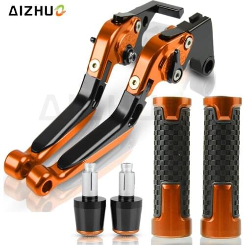 390 Adv Motorcycle CNC Brake Clutch Levers Handlebar Handle Bar Hand Grips Ends Handbrake FOR 390 ADVENTURE 390ADV 2020-2021