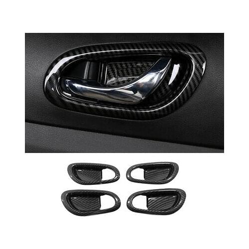 4* Inner Side Door Handle Bowl Cover For Nissan Navara Frontier NP300 2015-2019