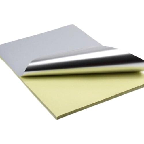 50 sheets Glossy/Matte Silver Gold A4 Self Adhesive Aluminum Foil Printing Paper Sticker Label Copy Paper For Laser Printer