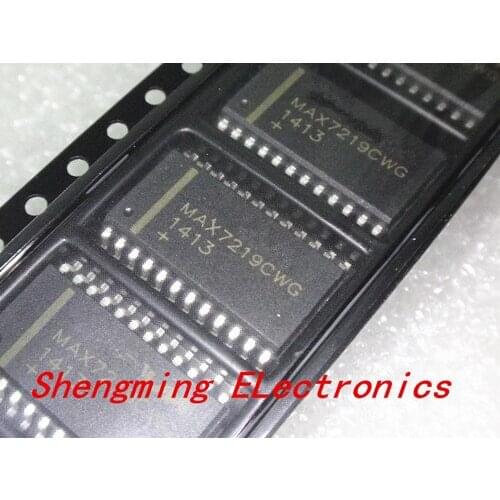 50PCS MAX7219 MAX7219CWG SOP-24 IC